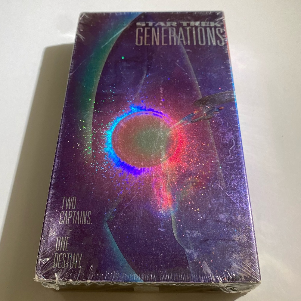 📼 VHS 1996 Sealed Star Trek Generations William Shatner Patrick Stewart